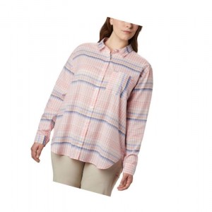 Dámské Košile Columbia PFG Sun Drifter II Long Sleeve Plus Size Viacfarebný | VOFH-90263