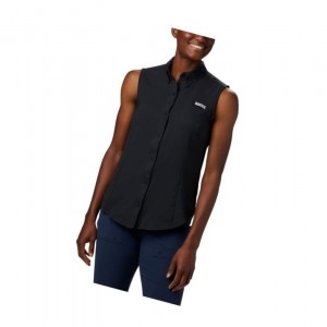 Dámské Košile Columbia PFG Tamiami Sleeveless Černé | TIKM-36219