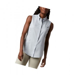 Dámské Košile Columbia PFG Tamiami Sleeveless Šedé | MQYW-51042