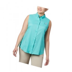 Dámské Košile Columbia PFG Tamiami Sleeveless Plus Size Blankyt | GRBS-01245