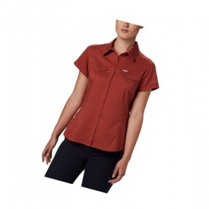 Dámské Košile Columbia Silver Ridge Lite Short Sleeve Červené | PHDA-20847