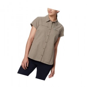 Dámské Košile Columbia Silver Ridge Novelty Short Sleeve Olivy Zelené | ZUMY-24507