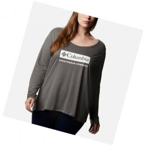 Dámské Mikina Columbia Autumn Trek Long Sleeve Relaxed Šedé | CVOB-12630