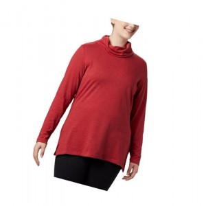 Dámské Mikina Columbia Canyon Point Cowl Neck Plus Size Červené | KTMJ-75036