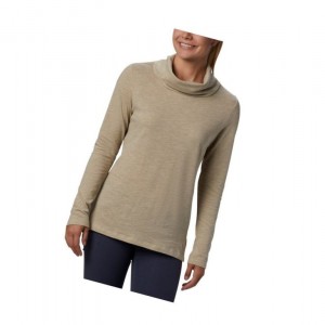 Dámské Mikina Columbia Canyon Point Cowl Neck Krém | KDUW-81457