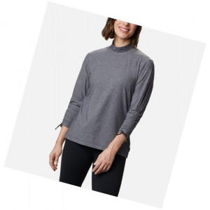 Dámské Mikina Columbia Firwood Ribbed Knit Three-Quarter Sleeve Tmavě Šedé | APJR-06851