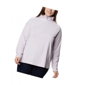 Dámské Mikina Columbia Glacial IV 1/2 Zip Plus Size Fialové | JIFD-83204