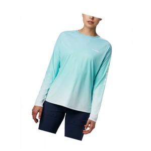 Dámské Mikina Columbia PFG Tidal Deflector Long Sleeve Blankyt | SNUX-97301