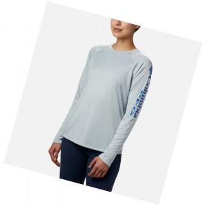 Dámské Mikina Columbia PFG Tidal II Long Sleeve Šedé Blankyt | UOQG-10692