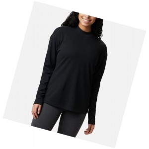 Dámské Mikina Columbia Pine Street Long Sleeve Knit Černé | DONP-93804