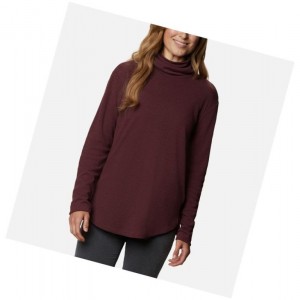 Dámské Mikina Columbia Pine Street Split Cowl Neck Vínové | TRIE-37241