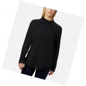 Dámské Mikina Columbia Pine Street Split Cowl Neck Černé | JHPS-95731