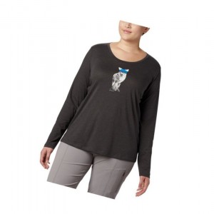 Dámské Mikina Columbia Ruby Falls Long Sleeve Plus Size Šedé | ISRY-84356