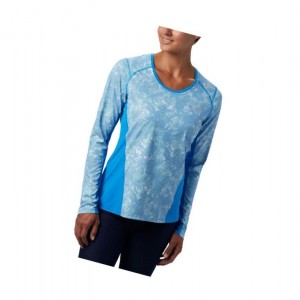 Dámské Mikina Columbia Solar Chill 2.0 Long Sleeve Blankyt | NSPC-24893