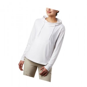 Dámské Mikina s Kapucí Columbia PFG Slack Water Knit Bílé | PJZY-95302