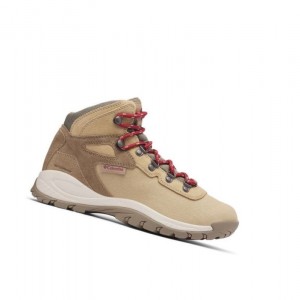 Dámské Pohorky Columbia Newton Ridge Canvas Waterproof Červené | WQHD-30286