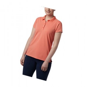 Dámské Polo Triko Columbia PFG Innisfree Short Sleeve Oranžové | YMXK-09851