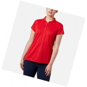 Dámské Polo Triko Columbia PFG Innisfree Short Sleeve Červené | BFMU-91738