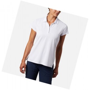 Dámské Polo Triko Columbia PFG Innisfree Short Sleeve Bílé | WUZD-29360