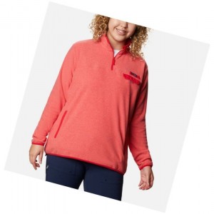 Dámské Pulovr Columbia Harborside II Fleece Plus Size Červené | BCGU-96147