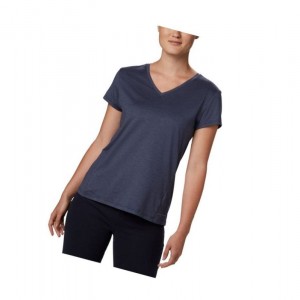 Dámské Tričko Columbia Bryce Short Sleeve Tmavě Blankyt | KDXA-81902