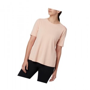 Dámské Tričko Columbia Chill River Short Sleeve Růžové | UOSM-06138