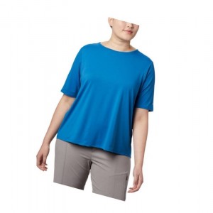 Dámské Tričko Columbia Chill River Short Sleeve Plus Size Blankyt | HGCP-94518