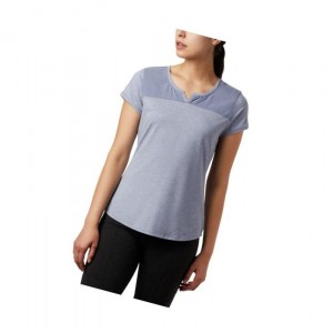 Dámské Tričko Columbia Place To Place II Short Sleeve Fialové | ZWQF-36089