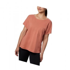 Dámské Tričko Columbia Summer Chill Short Sleeve Oranžové | USKO-05972