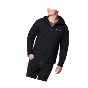 Pánské Bundy Columbia Ascender Hooded Softshell Černé | UQDH-68321