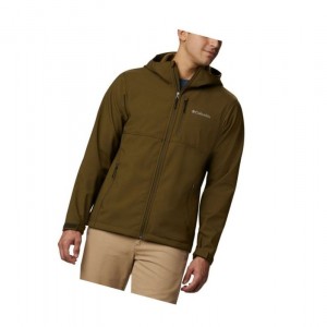 Pánské Bundy Columbia Ascender Hooded Softshell Olivy Zelené | LEFH-15240