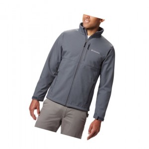 Pánské Bundy Columbia Ascender Softshell Big Tmavě Šedé | DTRZ-37124