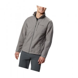 Pánské Bundy Columbia Ascender Softshell Tall Šedé | SRIE-42839