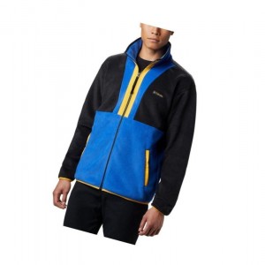 Pánské Bundy Columbia Back Bowl Full Zip Fleece Černé | HZRT-53196