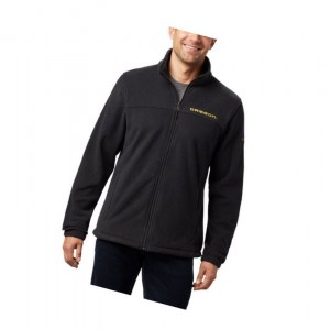 Pánské Bundy Columbia Collegiate Flanker III Fleece - Oregon Černé | FYDO-95021