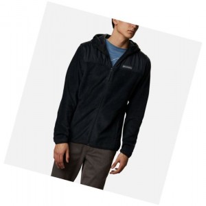 Pánské Bundy Columbia Cottonwood Park Overlay Full Zip Fleece Černé | GCLA-35708