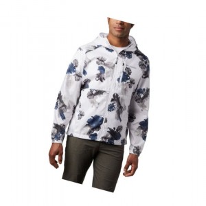 Pánské Bundy Columbia Flash Forward Windbreaker Print Bílé | PIDC-74162