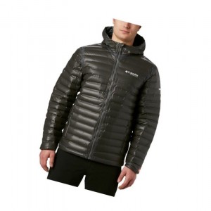 Pánské Bundy Columbia OutDry Ex Gold Hooded Down Černé | HZOR-41930