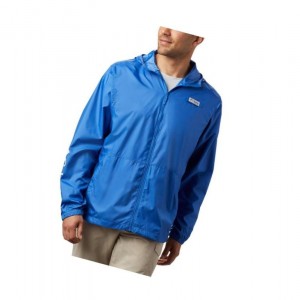 Pánské Bundy Columbia PFG Three Streams Windbreaker Blankyt | UDZI-40531