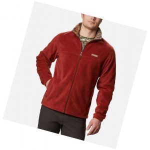 Pánské Bundy Columbia PHG Fleece Big Červené | IJKZ-51480