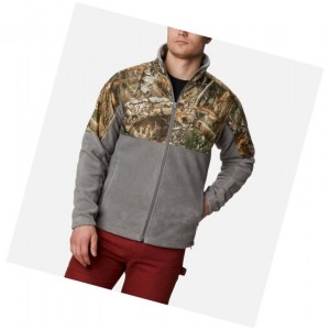 Pánské Bundy Columbia PHG Fleece Overlay Šedé | TUKR-27504