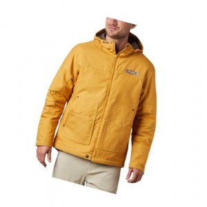 Pánské Bundy Columbia PHG Rough Tail Work Hooded Žluté | IYRD-79056