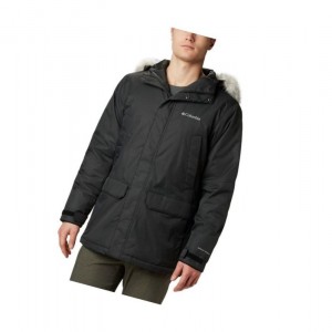 Pánské Bundy Columbia Penns Creek II Parka Černé | RKBS-82397