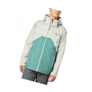 Pánské Bundy Columbia Rain Scape Zelene | XYSM-83917