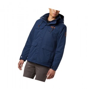 Pánské Bundy Columbia South Canyon Lined Insulated Tmavě Blankyt | ZIMJ-73249