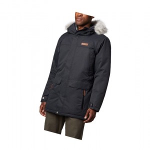 Pánské Bundy Columbia South Canyon Long Down Parka Big Černé | MVXL-53674