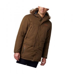 Pánské Bundy Columbia South Canyon Long Down Parka Olivy Zelené | HZQB-63572