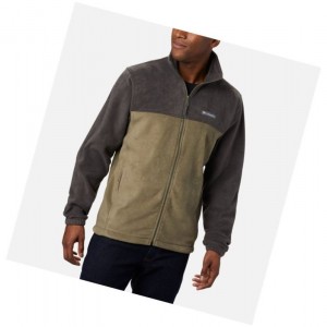 Pánské Bundy Columbia Steens Mountain 2.0 Full Zip Fleece Tall Tmavě Šedé Zelene | UMGH-74398