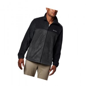 Pánské Bundy Columbia Steens Mountain 2.0 Full Zip Fleece Černé Tmavě Šedé | TVGD-23708