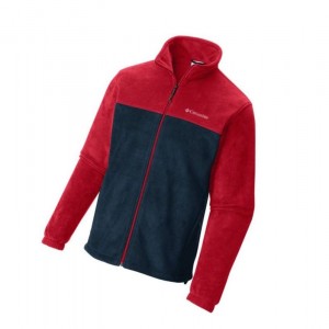 Pánské Bundy Columbia Steens Mountain 2.0 Full Zip Fleece Tall Červené Tmavě Blankyt | KCYA-72608